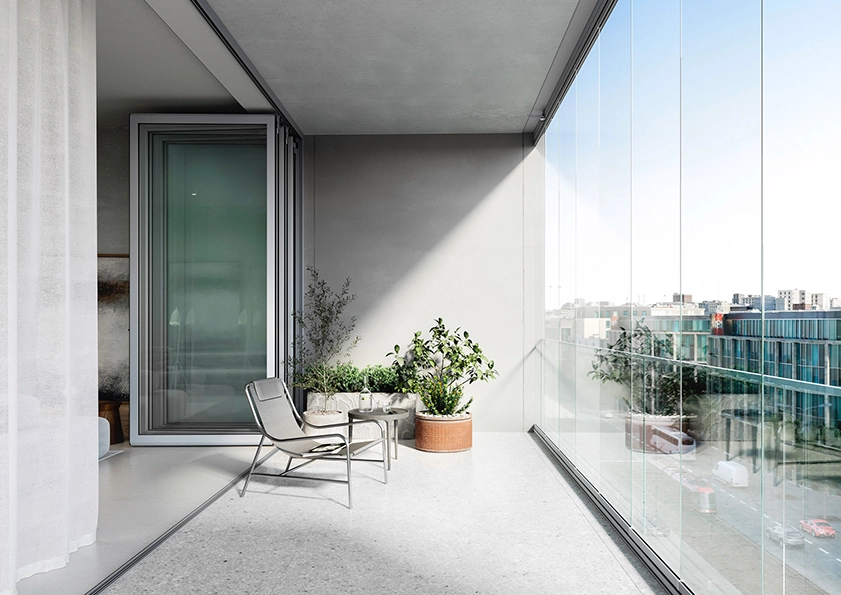 Vitrage pour balcons protection